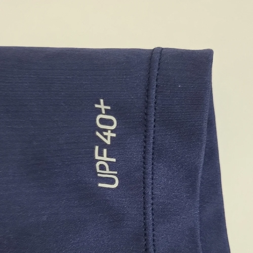Nike Men's Dri-fit‎ Navy Swim Shirt With SPF